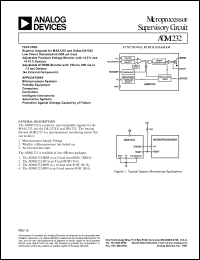 datasheet for ADM1232ARM by Analog Devices