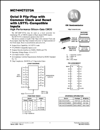 datasheet for MC74HC273AFL1 by ON Semiconductor