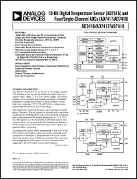 datasheet for AD7416AR by Analog Devices