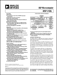 datasheet for ADSP-2186LKST-115 by Analog Devices