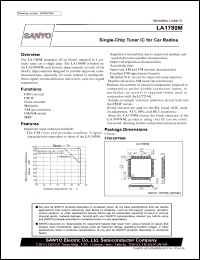 datasheet for LA1780M by SANYO Electric Co., Ltd.