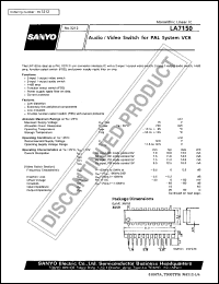 datasheet for LA7150 by SANYO Electric Co., Ltd.