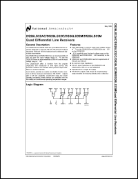 datasheet for DS26LS32ACM by 