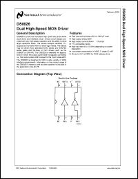 datasheet for DS0026J by 