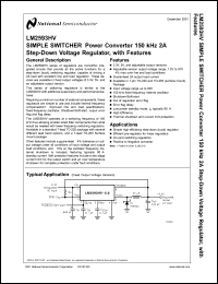 datasheet for LM2593HVADJMWC by 