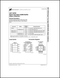 datasheet for 54F38DM by 