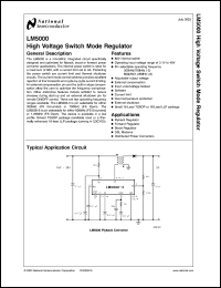 datasheet for LM5000EVAL by 