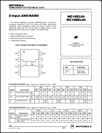 datasheet for MC100EL04D by ON Semiconductor