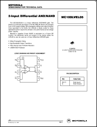 datasheet for MC100LVEL05D by ON Semiconductor