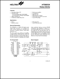 datasheet for HT8955A by Holtek Semiconductor Inc.