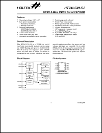 datasheet for HT24LC01 by Holtek Semiconductor Inc.