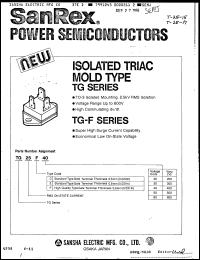 datasheet for TG25C60 by SanRex (Sansha Electric Mfg. Co., Ltd.)