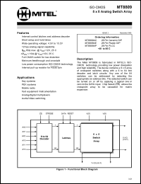 datasheet for MT8985AE by 