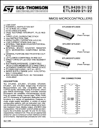 datasheet for ETL9422N by SGS-Thomson Microelectronics