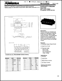 datasheet for PM15CHA060 by 