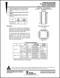 datasheet for SN54LS245J by Texas Instruments