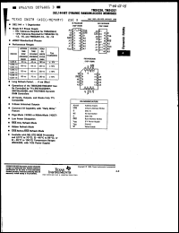 datasheet for TMS4256-10FME by Texas Instruments