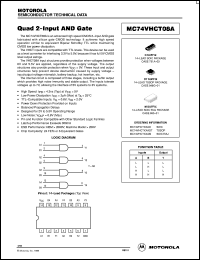 datasheet for MC74VHCT08AD by ON Semiconductor