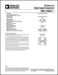 datasheet for AD8611ARM by Analog Devices