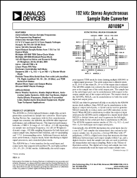datasheet for AD1896YRS by Analog Devices