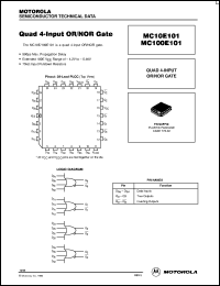 datasheet for MC100E101FN by ON Semiconductor