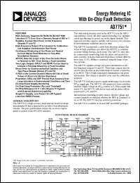datasheet for EVAL-AD7751EB by Analog Devices