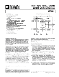 datasheet for EVAL-AD7866CB by Analog Devices