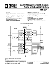 datasheet for ADM1029ARQ by Analog Devices