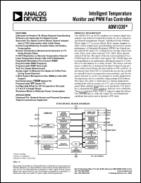 datasheet for ADM1030ARQ by Analog Devices