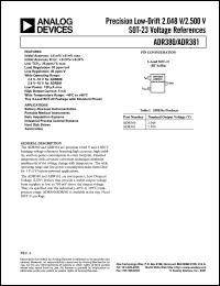 datasheet for ADR380ART-REEL7 by Analog Devices