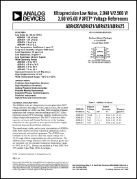 datasheet for ADR420AR by Analog Devices