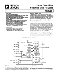 datasheet for ADM1028ARQ by Analog Devices