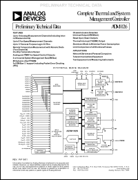 datasheet for ADM1026JST by Analog Devices