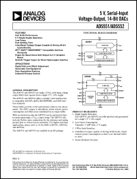 datasheet for AD5552BR by Analog Devices