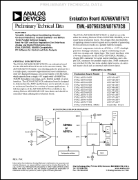 datasheet for EVAL-AD7650CB by Analog Devices