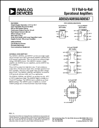 datasheet for AD8565AKS by Analog Devices
