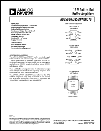 datasheet for AD8568ART by Analog Devices