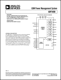 datasheet for ADP3408ARU-2.5 by Analog Devices