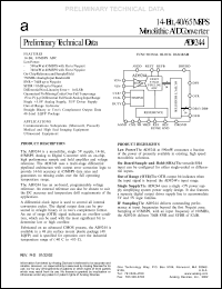 datasheet for AD9244BST-40 by Analog Devices