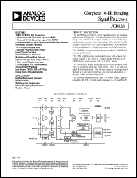datasheet for AD9826KRS by Analog Devices