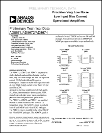 datasheet for AD8671AR by Analog Devices