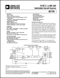 datasheet for EVAL-AD7709EB by Analog Devices