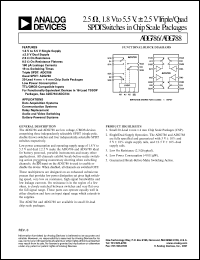datasheet for ADG786BCP by Analog Devices