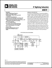 datasheet for AD9870 by Analog Devices