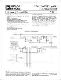 datasheet for AD5011 by Analog Devices