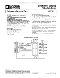 datasheet for ADV7202 by Analog Devices