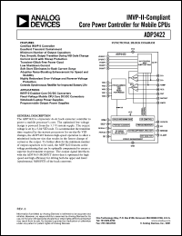 datasheet for ADP3422JRU by Analog Devices