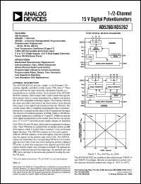 datasheet for AD5260BRU20 by Analog Devices