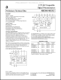 datasheet for AD5280BRU20 by Analog Devices