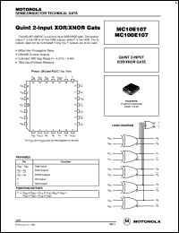 datasheet for MC10E107FN by ON Semiconductor